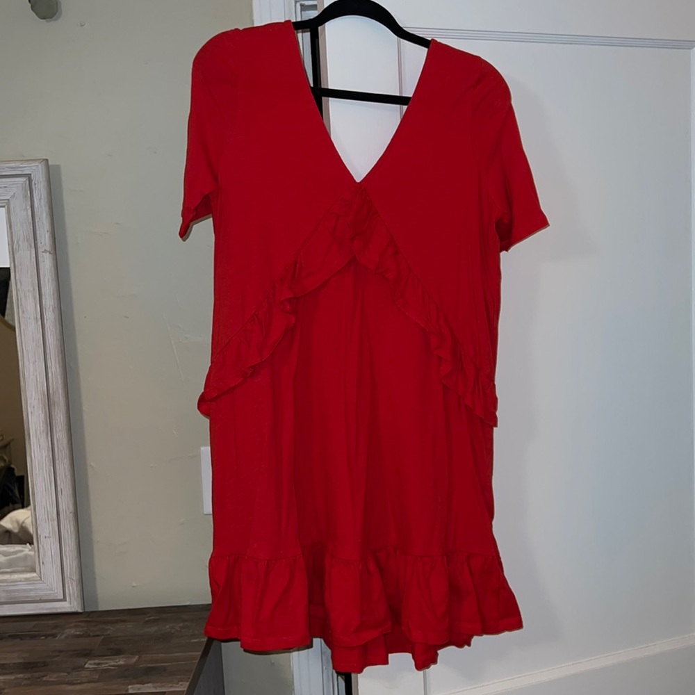 ASOS red dress